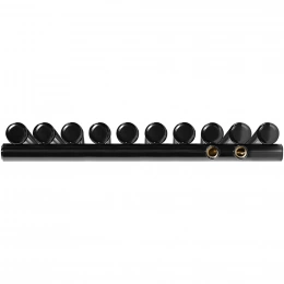 Трубчатый радиатор Stout TUBE ROUND R40 1-1750- 10 секций RT нижнее правое подключение (черный)