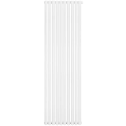 Трубчатый радиатор Stout TUBE ROUND R40 1-1750- 10 секций RT нижнее правое подключение (белый)