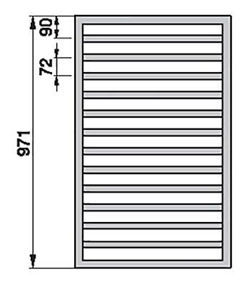 Полотенцесушитель водяной Zehnder Quaro Inox QAI-100-045