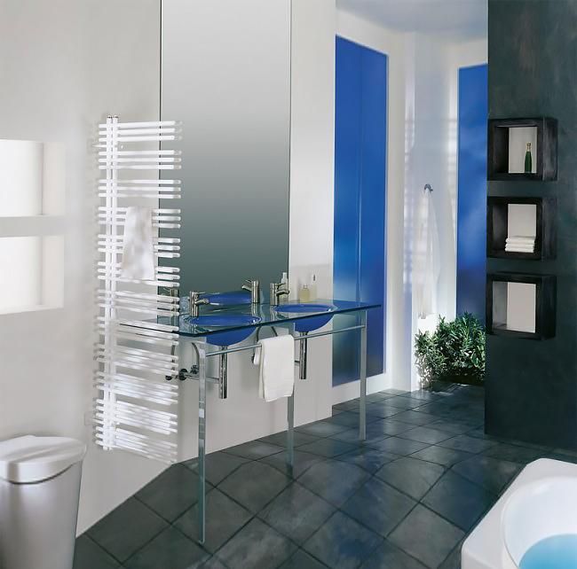 Электрический полотенцесушитель двурядный Zehnder Yucca Asymmetric YADE-170-60/RD (белый)