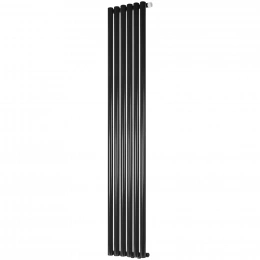 Трубчатый радиатор Stout TUBE ROUND R40 1-1750- 6 секций RT нижнее правое подключение (черный)