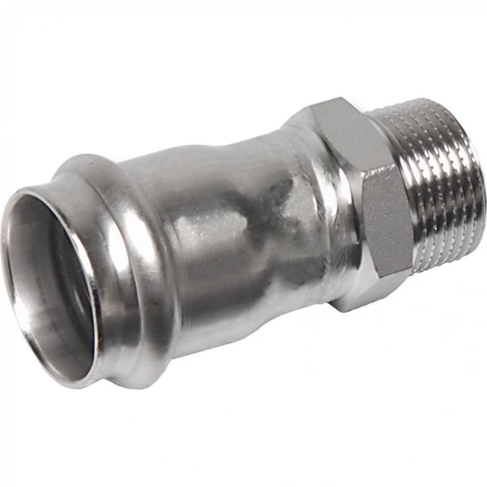 Ниппель нержавеющая сталь Sanha 9243G ВПр-НР, 22x1