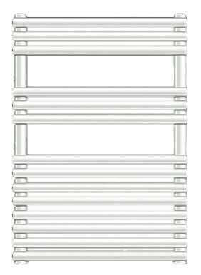Электрический полотенцесушитель Zehnder Forma LFE-070-050/DD (белый)