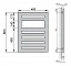 Полотенцесушитель водяной Zehnder Metropolitan Spa MET-080-040 (белый)