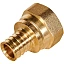 Муфта с накидной гайкой  Rommer 16xG 1/2 для труб из сшитого полиэтилена аксиальный