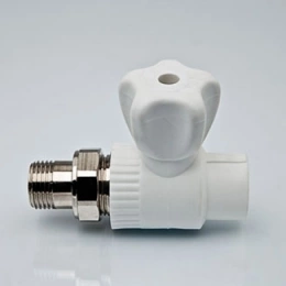 Кран шаровой для радиаторов прямой Tebo D 20 х 1/2"