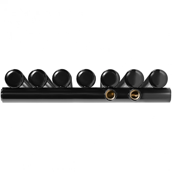 Трубчатый радиатор Stout TUBE ROUND R40 1-1750- 7 секций RT нижнее правое подключение (черный)