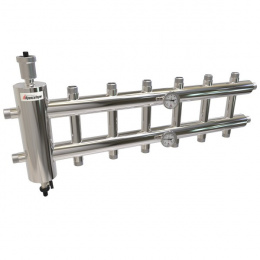 Коллектор с гидрострелкой ПроксиТерм GSK 25-7 Classic 1″ НР x 1″ 60 кВт 7 контуров