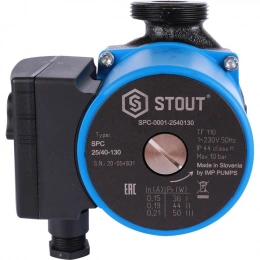 Насос циркуляционный Stout 25/40-130 мм