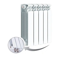 Биметалический радиатор Rifar Base Ventil 500 (правый) 5 секций