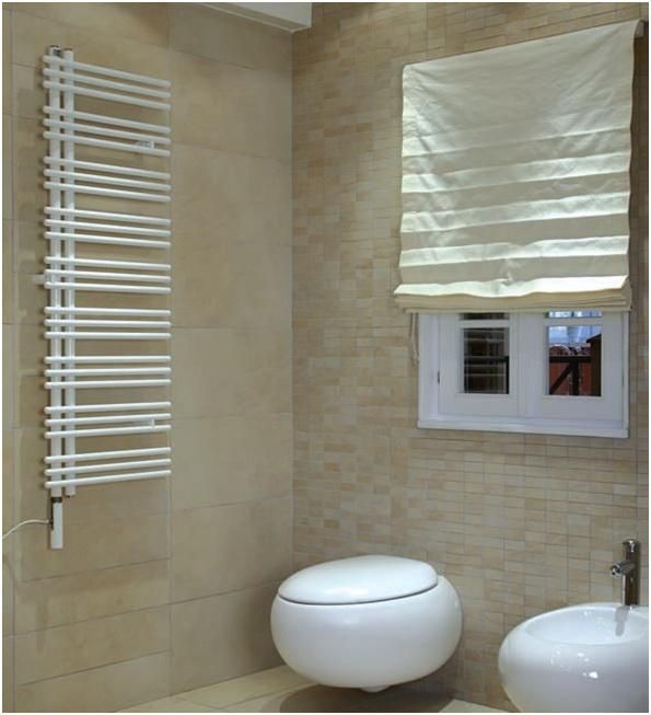 Электрический полотенцесушитель однорядный Zehnder Yucca Asymmetric YAE-130-60/RD (белый)