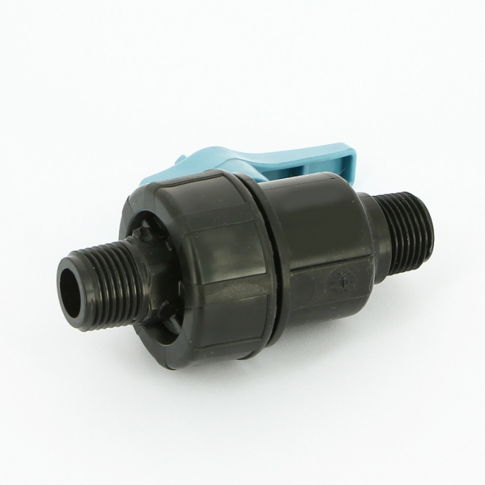 Кран НН Unidelta 1/2 х 1/2 для труб ПНД полипропилен PP-B