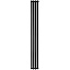 Трубчатый радиатор Stout TUBE ROUND R40 1-1750- 4 секции RT нижнее правое подключение (черный)