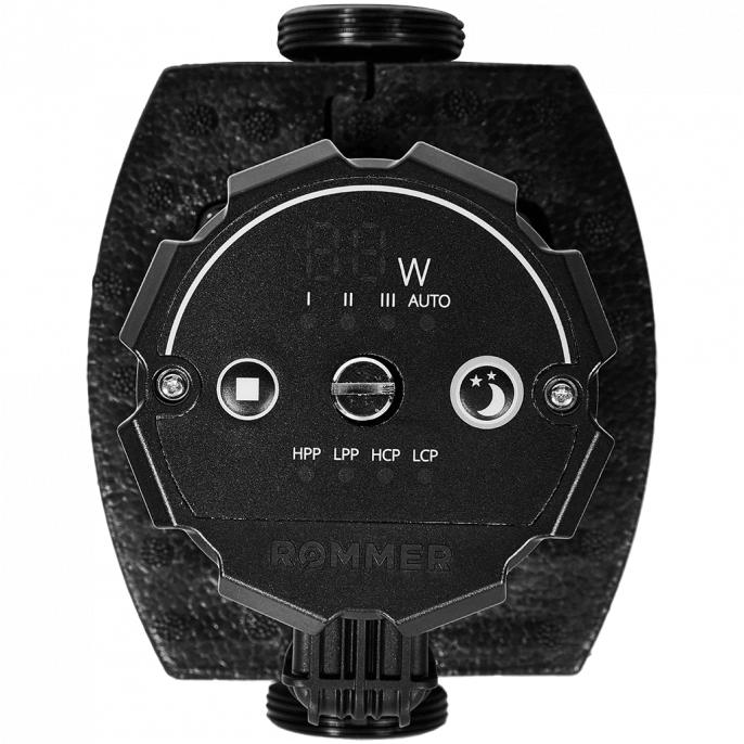Насос циркуляционный Rommer PROFI EVO 25/60-180 с гайками и теплоизоляцией
