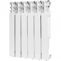 Алюминиевый радиатор Rommer Plus 500 (6 секций)