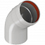 Отвод Rommer D 80 угол 45° M/F (мама/папа)