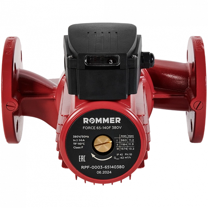 Насос циркуляционный Rommer FORCE 65-140F 380 V фланцевый