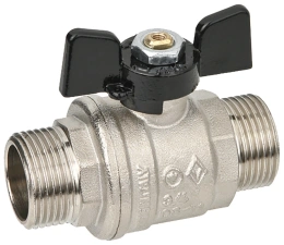 Кран шаровый Bugatti Oregon 1/2″ НР-НР, 327, полнопроходной, ручка-бабочка