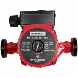 Насос циркуляционный Rommer RATE 25/60-180