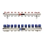Коллекторная группа для отопления Varmega VM15811 ВР 1″, на 11 контуров 3/4″ EK, латунь
