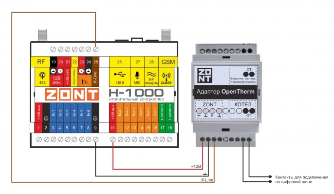 Адаптер ZONT OpenTherm (724)