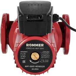 Насос циркуляционный Rommer FORCE 40-180F 220 V фланцевый