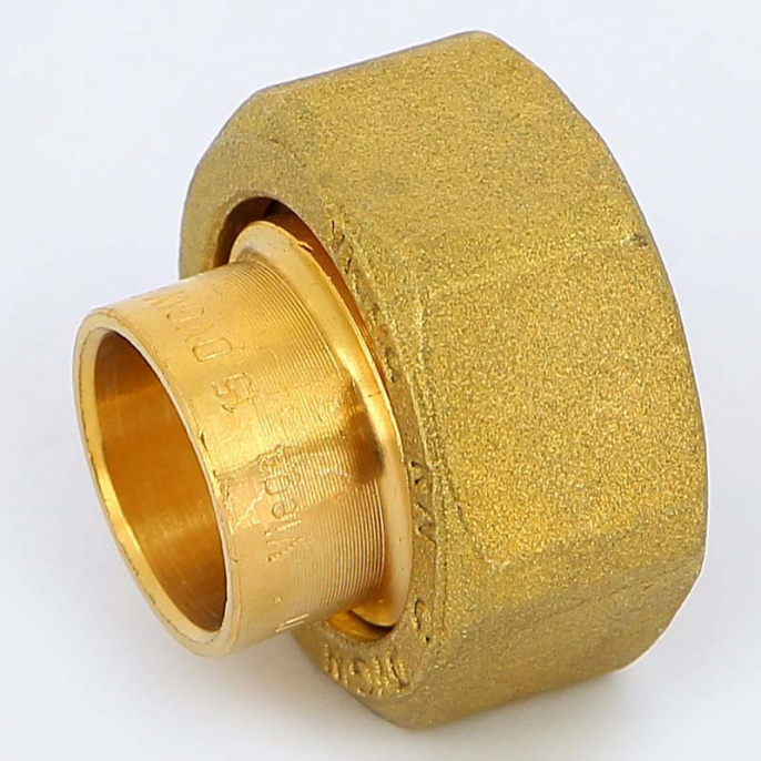 Вставка с накидной гайкой пайка-В с плоской прокладкой Viega 15х3/4