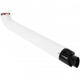 Комплект дымохода Rommer Стандарт D 60/100 - 900 мм (Baxi(кроме ECO Nova/Classic), Viessmann, Mizudo, Haier) хомут в комплекте втулка D60 L-50