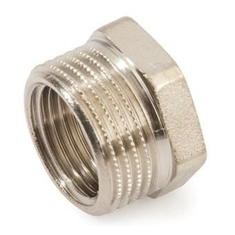 Футорка никелированная резьбовая 1 1/4"х3/4" Stout