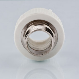 Муфта комбинированная нар.резьба под ключ Tebo D40 x 1.1/4"