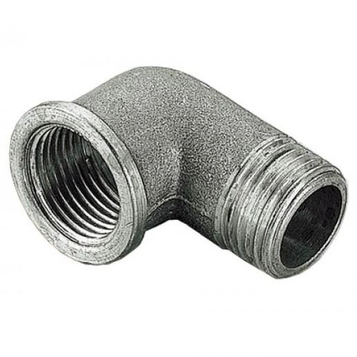 Угольник НВ никелированный резьбовой 3/8" Stout