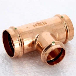 Тройник пресс медь Profipress Viega 54х42х54