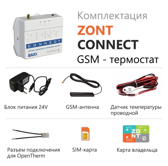 GSM термостат ZONT CONNECT