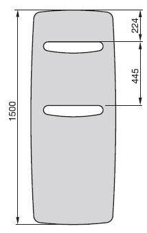 Полотенцесушитель водяной Zehnder Vitalo Cut EasyFit VITK-150-060 (белый)