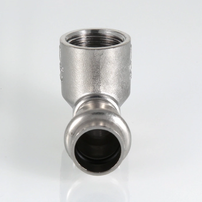 Угольник Inox-Press Valtec 15 мм х 1/2" (вн.резьба)