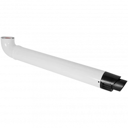 Комплект дымохода Rommer Стандарт D 60/100 - 900 мм (Bosch,Buderus,Navien S/C/E,Baxi ECO Nova(кроме 31F и 1.31F)/Classic,Fondital)