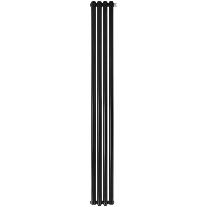 Трубчатый радиатор Stout TUBE ROUND R40 1-1750- 4 секции RT нижнее правое подключение (черный)