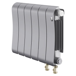 Радиатор биметаллический Royal Thermo Infinity 300 Silver Satin VR80 - 6 секций