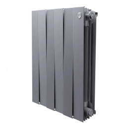 Биметаллический радиатор Royal Thermo PianoForte 500 Silver Satin (6 секций)
