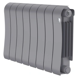 Радиатор биметаллический Royal Thermo Infinity 300 Silver Satin - 8 секций