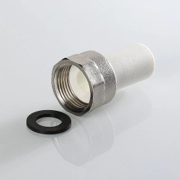 Шуцер Valtec PP-R 32 мм x 1 1/4" с накидной гайкой