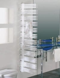 Полотенцесушитель водяной двурядный Zehnder Yucca Asymmetric YAD-090-050 (белый)