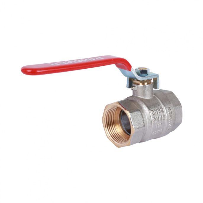 Кран шаровый Rommer 1 1/4" ВР-ВР, стандартный, ручка-рычаг
