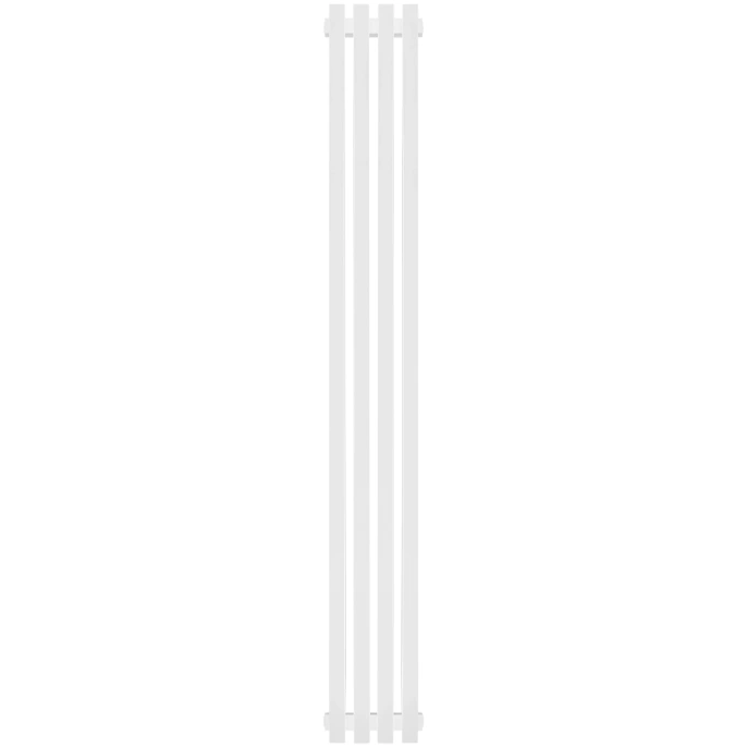 Трубчатый радиатор Stout TUBE QUADRO QV40-1750- 4 секции CU нижнее центральное подключение (белый муар)