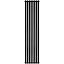 Трубчатый радиатор Stout TUBE ROUND R40 1-1750- 8 секций боковое подключение (черный)