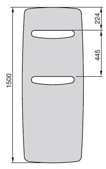 Полотенцесушитель водяной Zehnder Vitalo Cut EasyFit VITK-150-060 (белый)