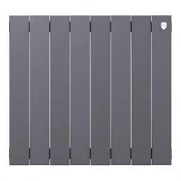 Биметаллический радиатор Royal Thermo PianoForte 500 Silver Satin (8 секций)