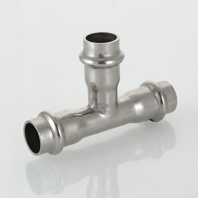 Тройник Inox-Press Valtec 22 x 22 x 22 мм