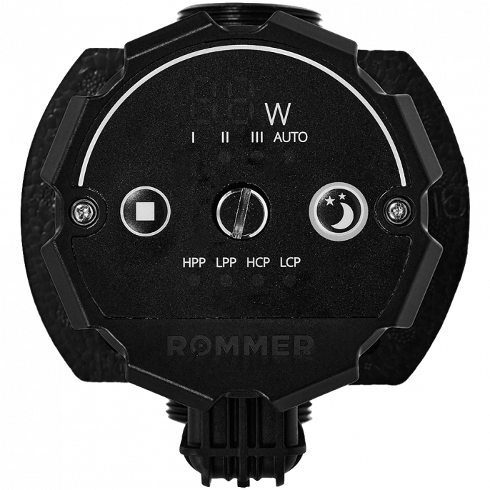 Насос циркуляционный Rommer PROFI EVO 25/60-130 с гайками и теплоизоляцией