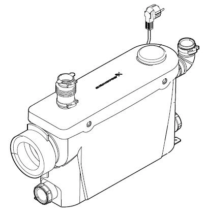 Канализационная установка GRUNDFOS Sololift 2 CWC-3